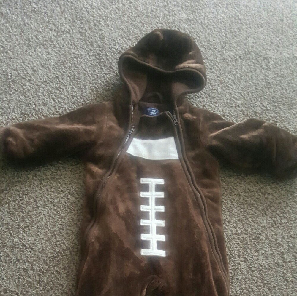 Children place snow suits